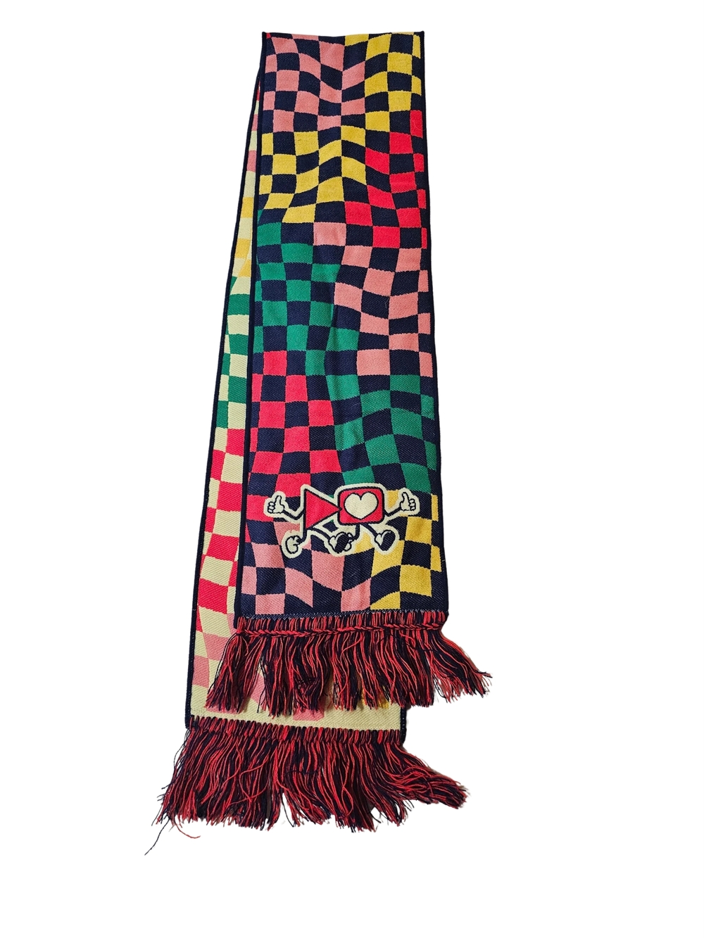 Project for Awesome 2024 Nerdfighter Checkered Scarf – Like New